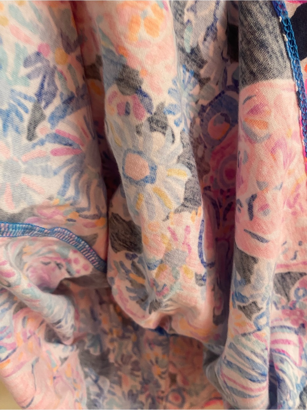 Lilly Pulitzer Pink, Navy & Blue Floral Sundress - Picture 9 of 12